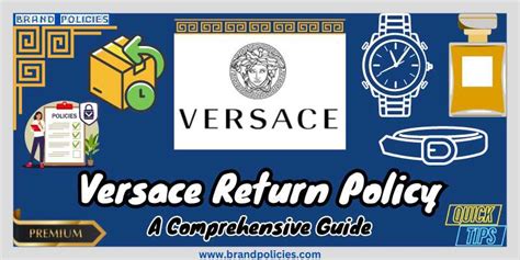 Versace return policy